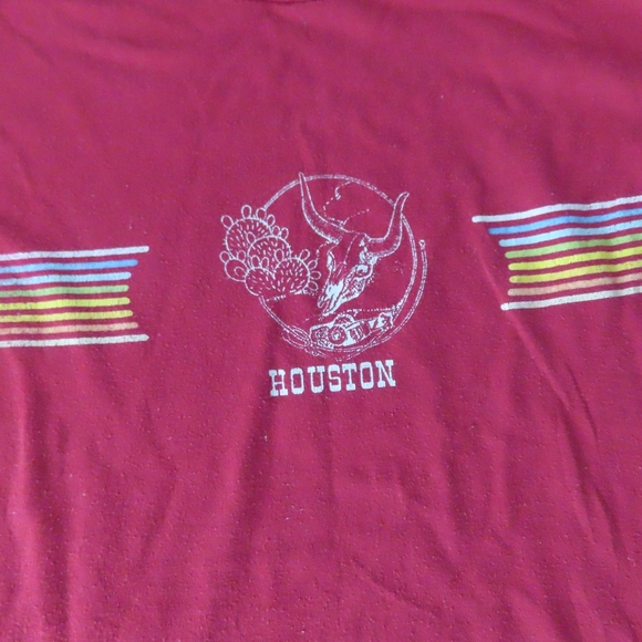vintage velva sheen houston texas tshirt single stitch M (flawed) - Picture 2 of 6